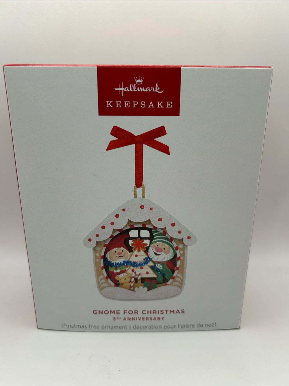NEW Hallmark Gnome for Christmas 5th Anniversary Ornament - Picture 4 of 6